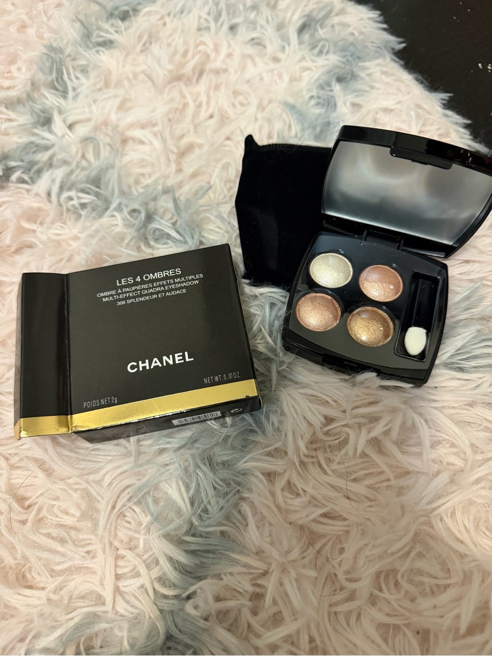 CHANEL Les 4 Ombres Shimmering 4-Color Eyeshadow Palette - Warm Neutrals